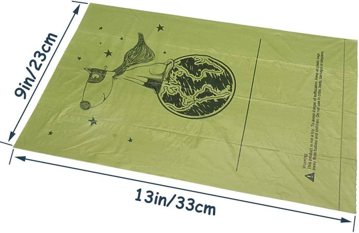 Dog Poop Bags 360 Count, Biodegradable Lavender Extra Thick Waste Bags with Dispenser, 100% Leak-Proof Doggie Bag Refill Rolls